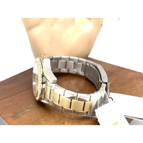 Fossil Women's Watch ES3204 Riley Quartz Two Tone Stainless Steel Gemmed 38mm - Picture 10 of 15